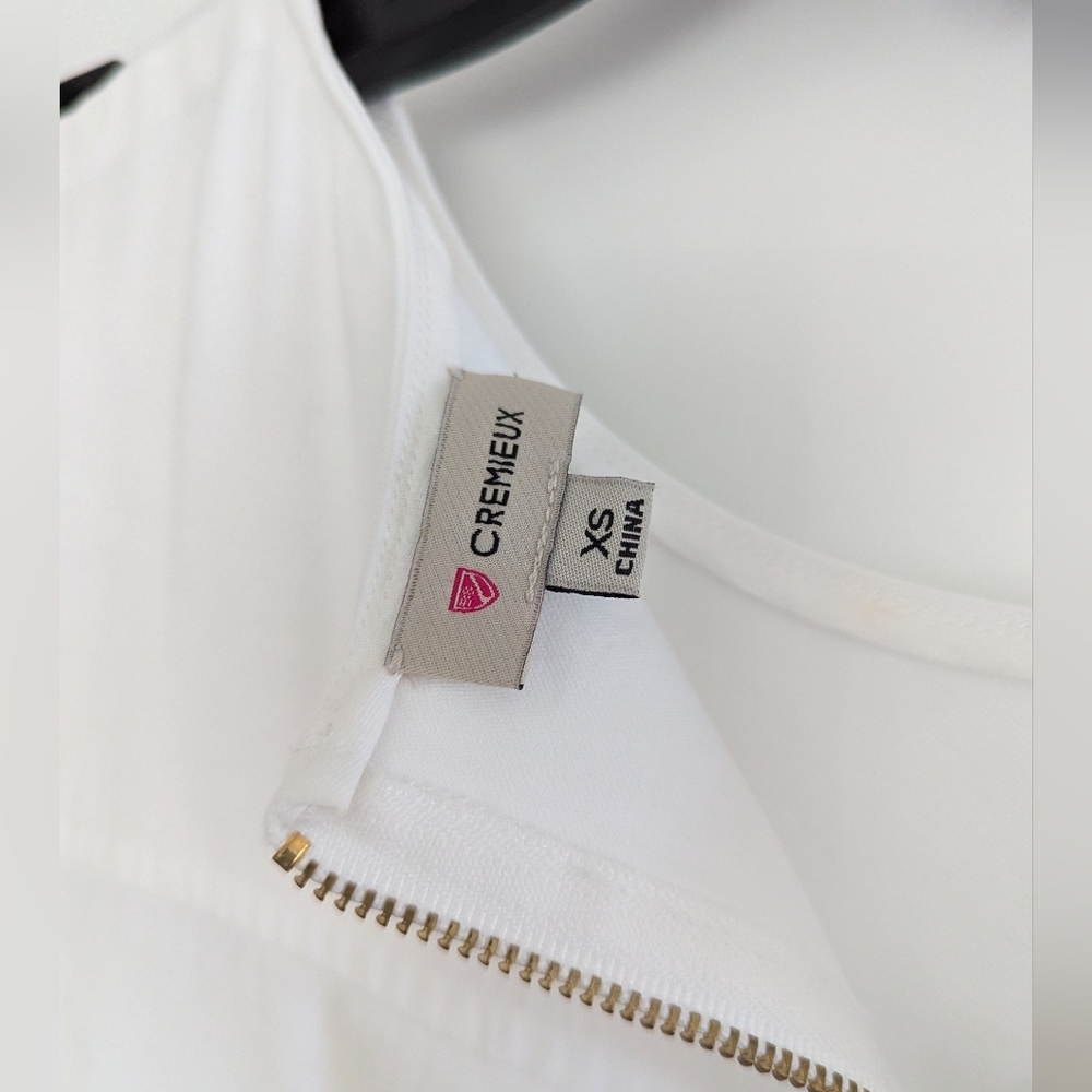 Ladies White Cremieux Sleeveless Top Size XS - Picture 3 of 4